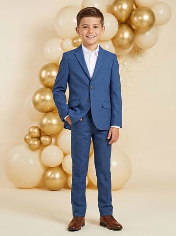 G.O.L.® FINEST COLLECTION Garnitur - Slim fit - w kolorze niebieskim