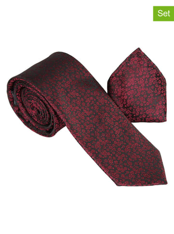 G.O.L.® FINEST COLLECTION 2-delige set: stropdas & pochet rood