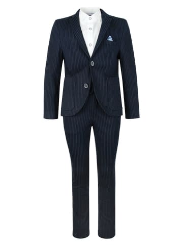 G.O.L.® FINEST COLLECTION Garnitur - Slim fit - w kolorze granatowym