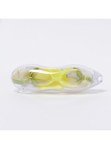Sunny Life Okulary "SMILEY World" w kolorze żółtym do pływania