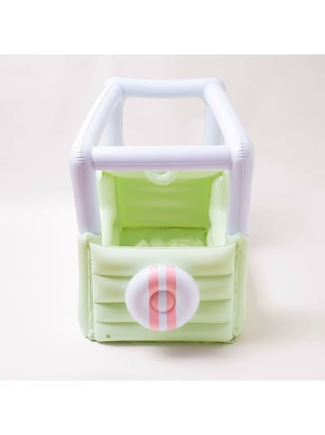 Sunny Life Luchtbed groen/wit