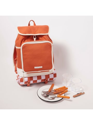 Sunny Life Picknick-Rucksack in Orange - (B)30 x (H)60 x (T)25 cm