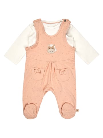 Sterntaler® 2tlg. Outfit in Orange/ Weiß