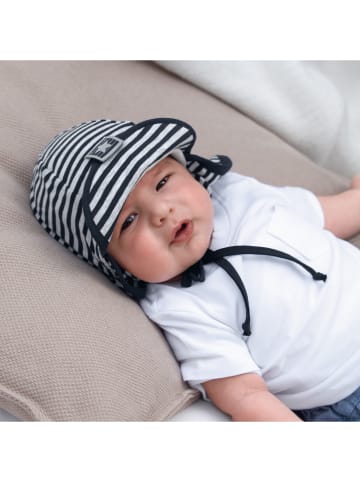 Sterntaler® Schirmmütze in Dunkelblau/ Grau