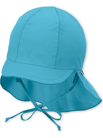 Sterntaler® Schirmmütze in Weiß/ Türkis