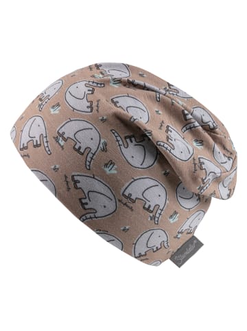 Sterntaler® Beanie "Elefanten" in Beige