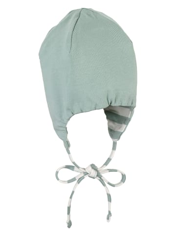 Sterntaler® Wende-Bindemütze in Grün