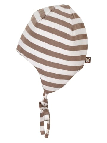 Sterntaler® Wende-Bindemütze in Hellbraun