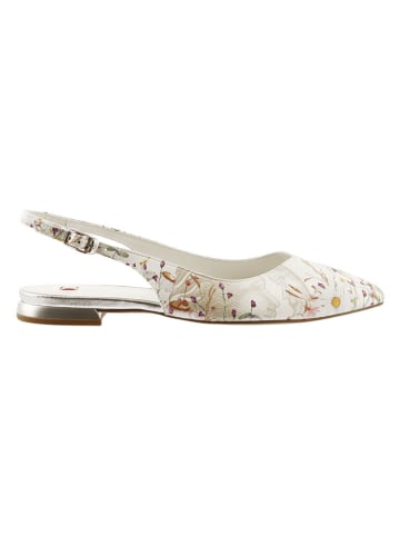 Högl Leren slingballerina's "Mona" crème