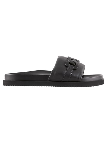 Högl Leren slippers zwart