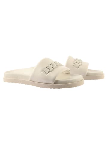 Högl Leren slippers crème