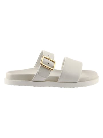 Högl Leren slippers "Greta" crème
