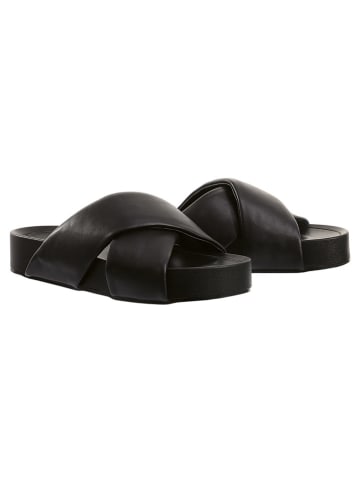 Högl Leder-Pantoletten in Schwarz