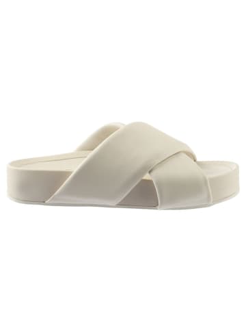 Högl Leder-Pantoletten in Creme