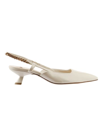 Högl Leder-Pumps in Creme