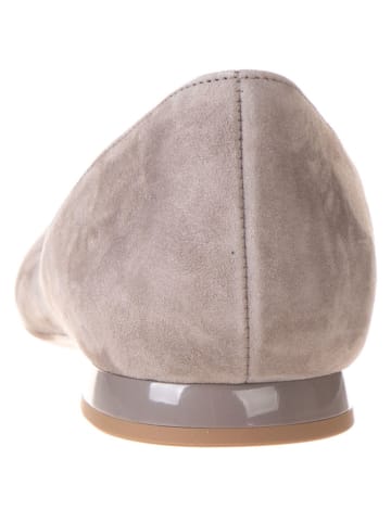 Högl Leder-Ballerinas "Basic" in Grau