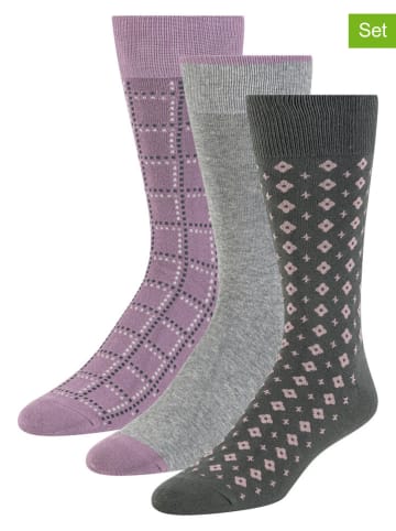 Ted Baker 6er-Set: Socken in Grau/ Rosa