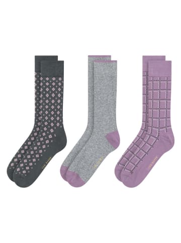 Ted Baker 6er-Set: Socken in Grau/ Rosa