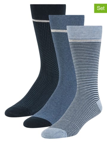 Ted Baker Skarpety (6 par) w kolorze niebiesko-granatowym