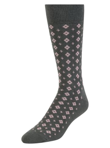 Ted Baker Skarpety (8 par) w kolorze szaro-czarnym