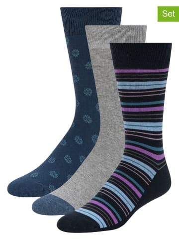 Ted Baker 6-delige set: sokken blauw/grijs/zwart