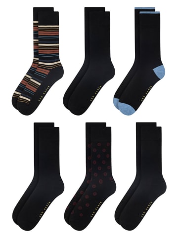 Ted Baker Skarpety (12 par) w kolorze czarnym