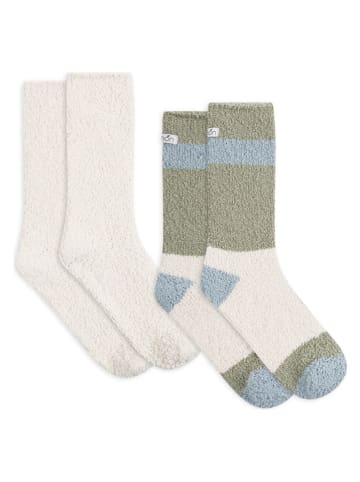 Lemon socks 6-delige set: sokken beige/kaki