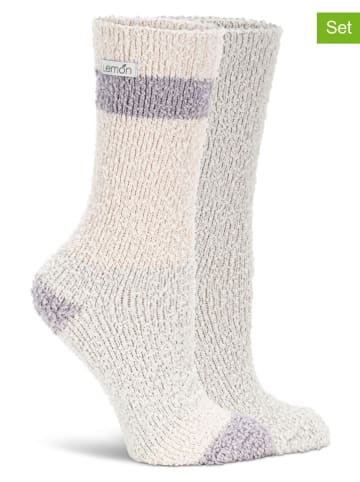 Lemon socks Skarpety (6 par) w kolorze szaro-fioletowym