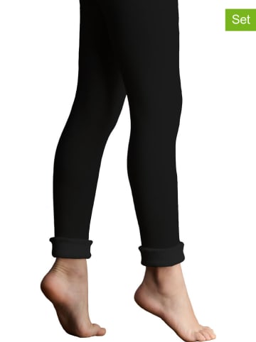 Lemon socks 3-delige set: leggings zwart