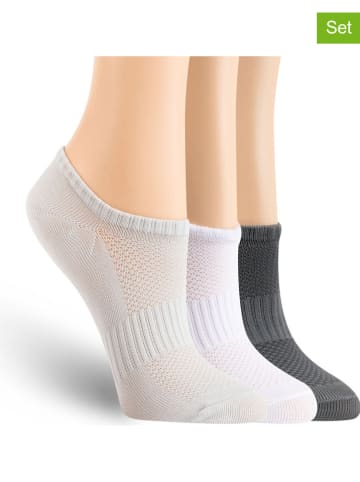 Lemon socks Skarpety (9 par) w kolorze biało-szarym