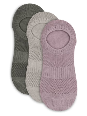 Lemon socks 9er-Set: Socken in Grau/ Lila