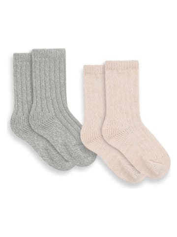 Lemon socks Skarpety (6 par) w kolorze beżowo-szarym