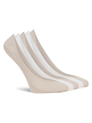 Lemon socks 5-delige set: sokken wit/beige