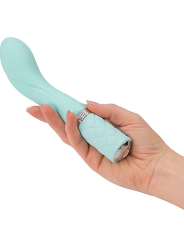 Orion Wibrator "Pillow Talk" w kolorze turkusowym - dł. 23,5 cm