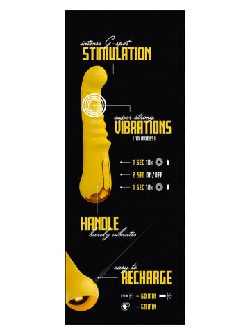 Orion G-Punkt-Vibrator "G-Spot" in Gelb - (L)20 cm