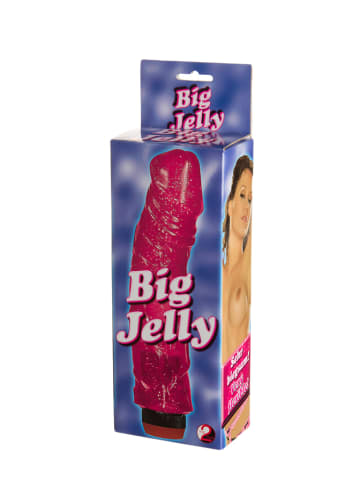 You2Toys Vibrator "Big Jelly" in Rot - (L)23 cm