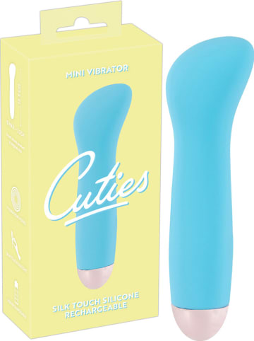 Orion Mini wibrator "Cuties" w kolorze niebieskim - dł. 12,5 cm