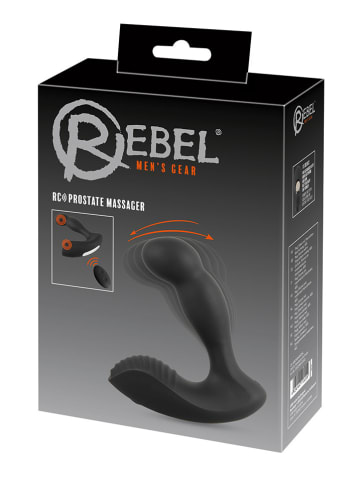 Orion Prostatavibrator "Rebel Prostate Massager" in Schwarz - (L)13,1 cm