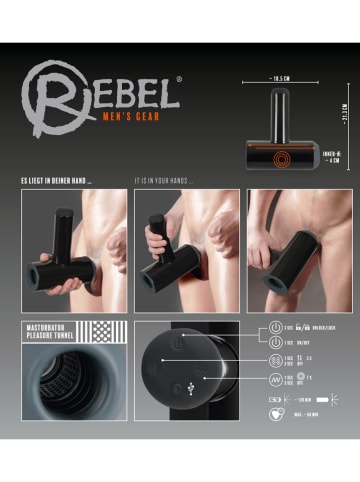 Orion Masturbator in Schwarz