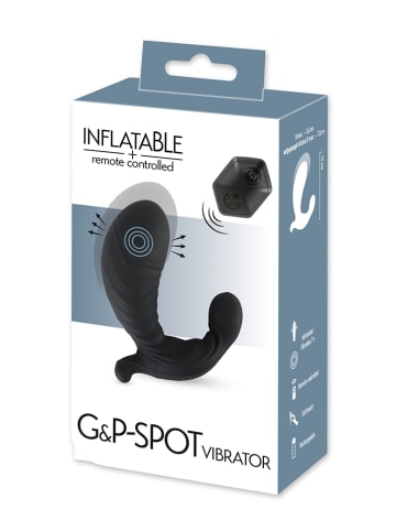 Orion G/P-spot-vibrator zwart - (L)12 cm