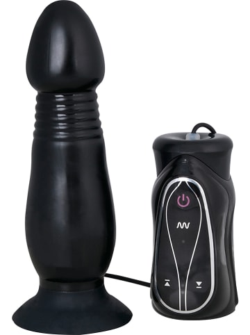 Orion Analplug "Anal Pusher" mit Vibration in Schwarz - (L)16 cm
