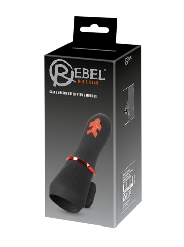 Orion Masturbator "Glans" w kolorze czarnym - dł. 16,9 cm