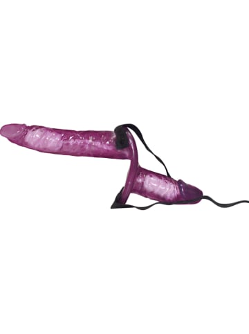 Orion Dubbele strapon dildo "Strap-on Duo" paars