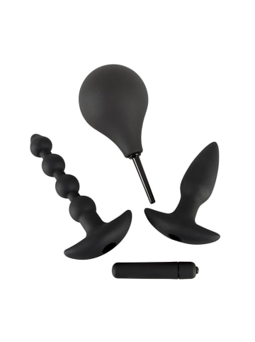 Orion 4-delige set: anaal-kit zwart