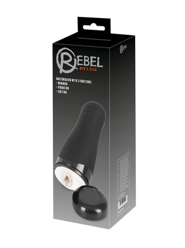 Orion Masturbator in Schwarz - (L)26 cm