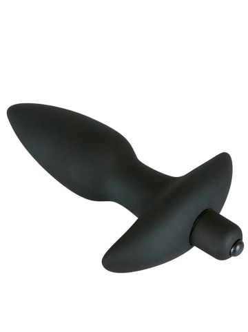 Black Velvets Anaalvibrator "Black Velvet Medium" zwart - (L)15 cm