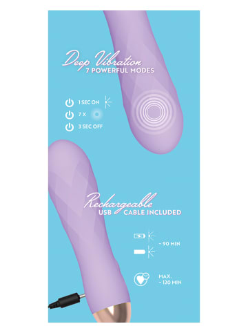 Orion Minivibrator "2. Generation" paars - (L)12,6 cm