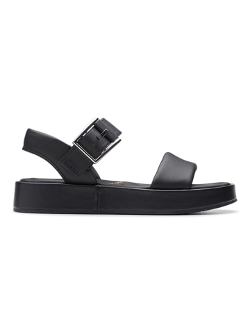 Clarks Leder-Sandalen "Alda Strap" in Schwarz