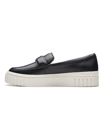 Clarks Leder-Mokassins "Mayhill Cove" in Schwarz
