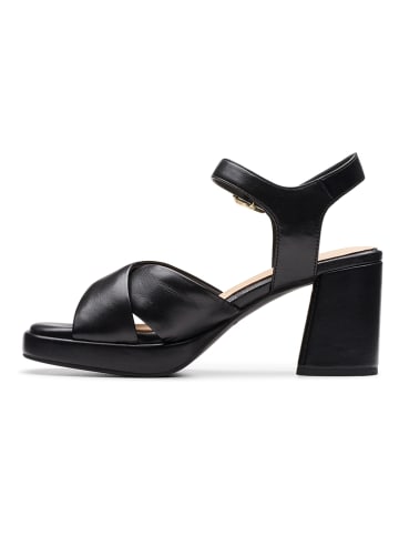Clarks Leren haksandalen "Ritzy 75 Rae" zwart